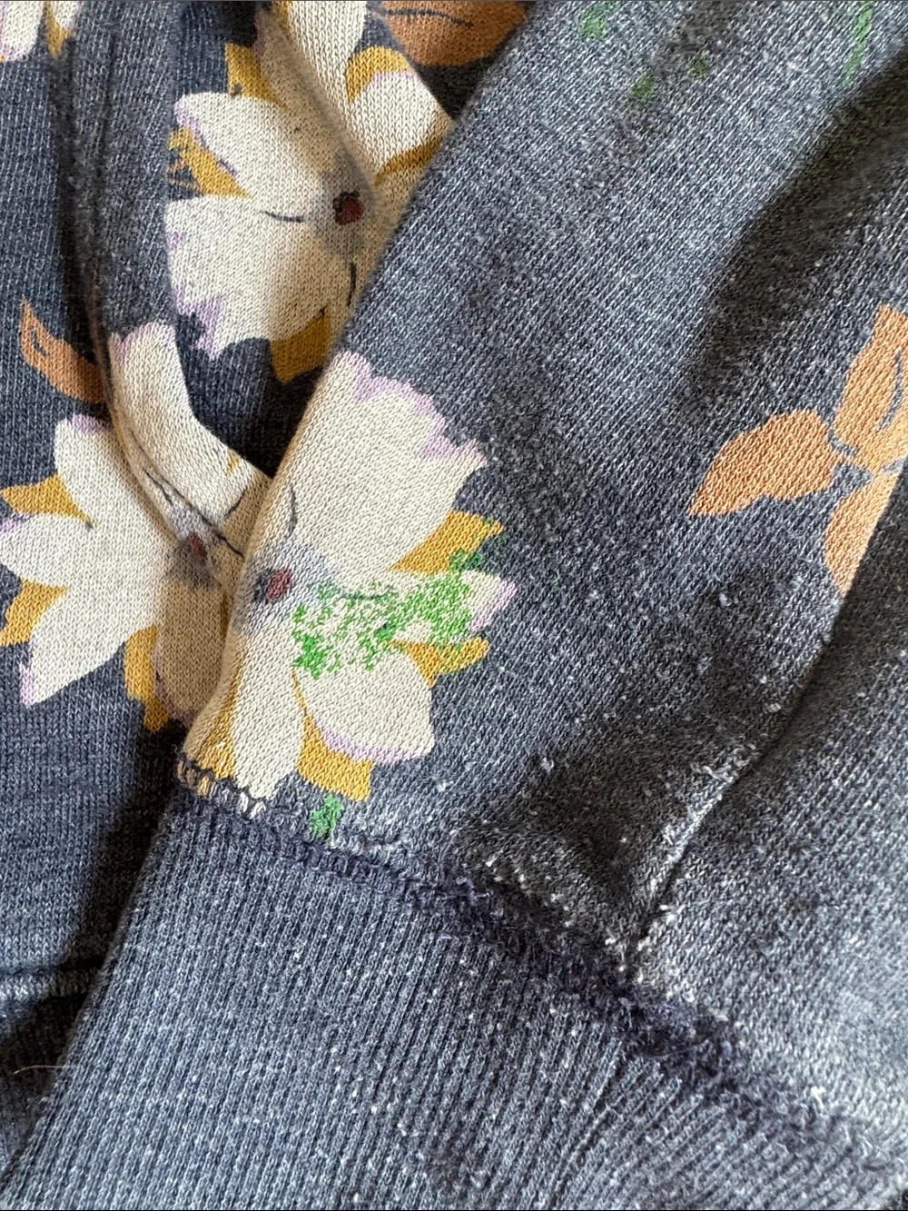 OshKosh B'gosh Navy Floral Zip Hoodie